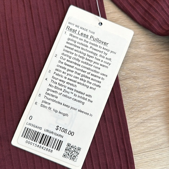 Lululemon Rest Less Pullover women long sleeve - Picture 2 of 8